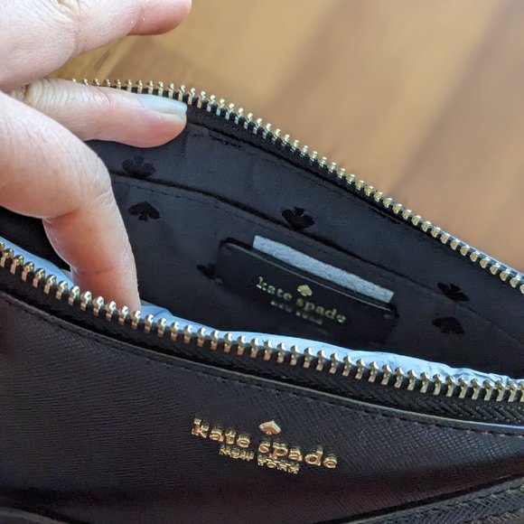 NWT* Black Kate Spade Flash Glitter Crossbody - small - Picture 5 of 7